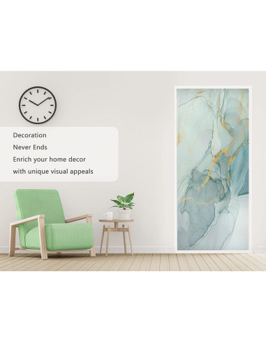 Película de Ventana de Privacidad Myronsa 45x100 cm Mármol