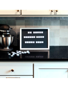 Tablero de Letras Magnético Stiles 40.6x30.5cm Negro 2