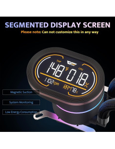 Enfriador de CPU Líquido darkFlash DH360D 360mm ARGB PWM 2