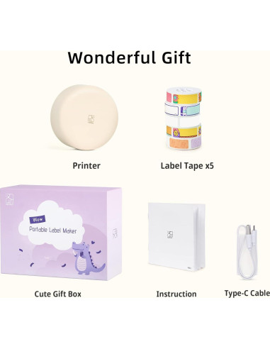 Impresora de Etiquetas HPRT H11 Mini Bluetooth 203 dpi Beige