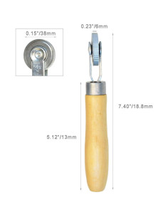 Rodillo de Parche para Neumáticos ITEQ 6mm Mango de Madera 2