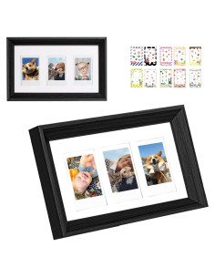 Marco de Foto Mini WOGOZAN de Madera para Instax 3 Pulgadas
