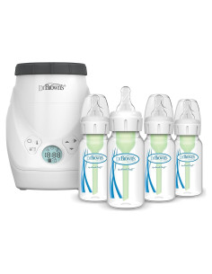 Calentador de Leche Materna Dr. Brown's Milk Spa + 4 Botellas 120 mL