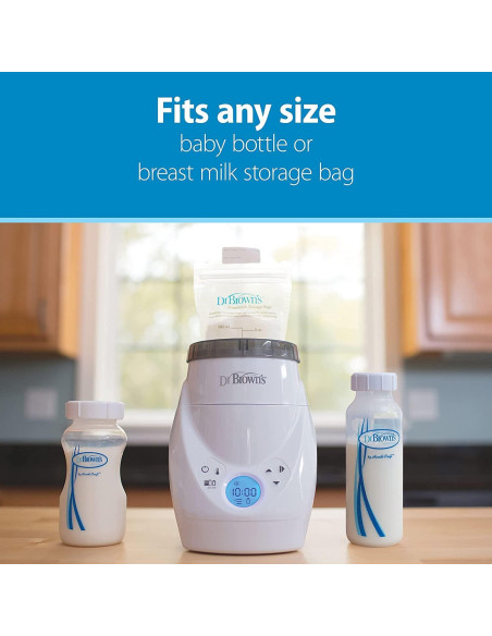 Calentador de Leche Materna Dr. Brown's Milk Spa + 4 Botellas 120 mL