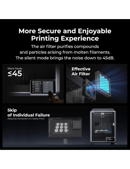 Impresora 3D Creality K1C, 600mm/s, Nivelación Automática, 300C