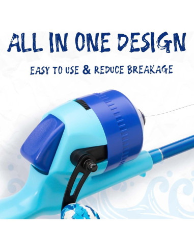 Caña de Pesca Telescópica WIDDEN para Niños 101.6 cm