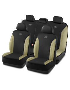 Funda de Asiento de Coche Skechers Work Beige y Negro Universal