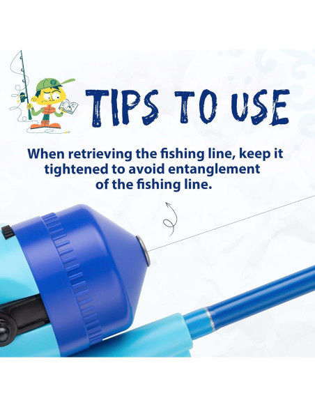 Caña de Pesca Telescópica WIDDEN para Niños 101.6 cm