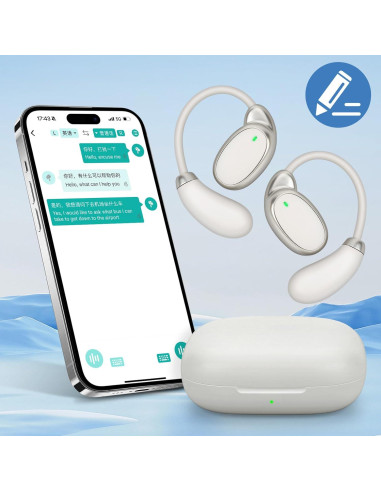 Auriculares Traductores Qnmittry V21 Bluetooth 138 Idiomas