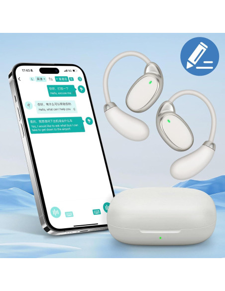 Auriculares Traductores Qnmittry V21 Bluetooth 138 Idiomas