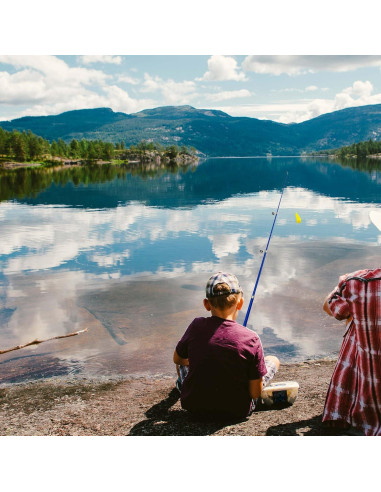Caña de Pesca Telescópica WIDDEN para Niños 101.6 cm