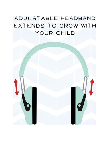 Auriculares de Cancelación de Ruido Silenciado para Niños - Protección Auditiva 27dB