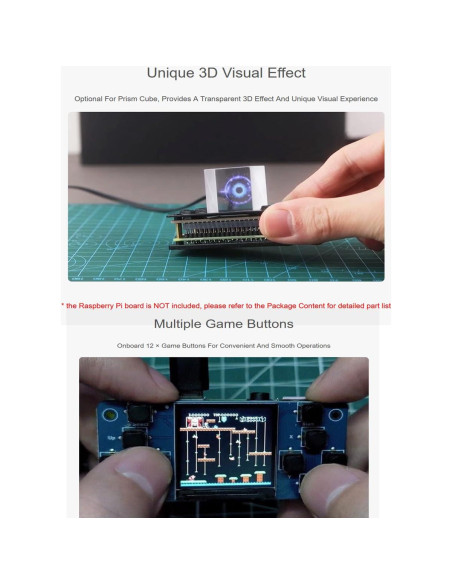 Consola de Juego LCD 1.3" GamePi13 para Raspberry Pi ST7789