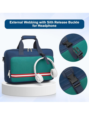 Bolsa Acolchada para Controlador DJ Deknuosport Azul 39.9x25.9cm