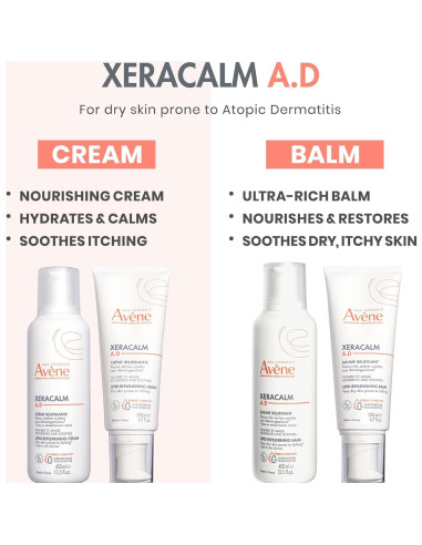 Crema Hidratante Avne XeraCalm A.D 190g - Dermatitis Atópica