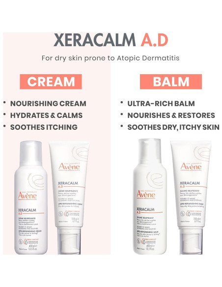 Crema Hidratante Avne XeraCalm A.D 190g - Dermatitis Atópica