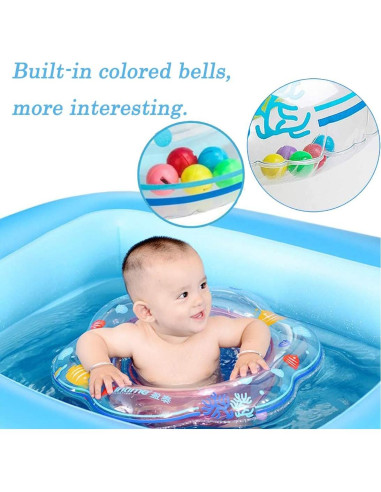Anillo Flotante para Bebés POYLKJGYT Azul 6-48 Meses