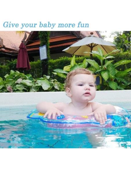 Anillo Flotante para Bebés POYLKJGYT Azul 6-48 Meses