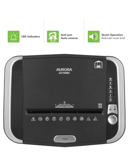 Desgarrador de papel y tarjetas Aurora AU155MA 150 hojas P-4