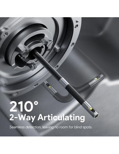 Cámara de Borescopio DEPSTECH DS650 Doble Lente 1080P 1.52m