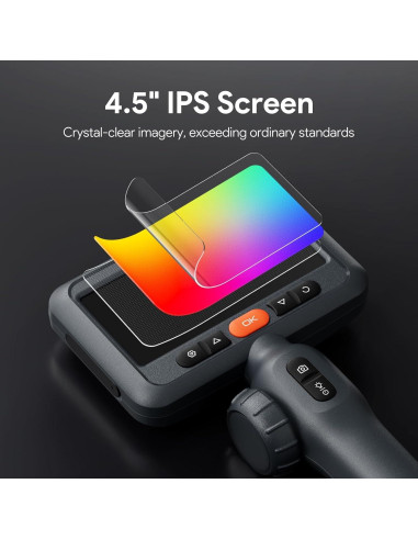 Cámara de Borescopio DEPSTECH DS650 Doble Lente 1080P 1.52m