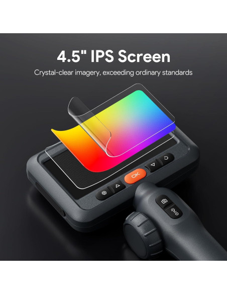 Cámara de Borescopio DEPSTECH DS650 Doble Lente 1080P 1.52m