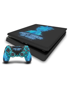 Vinilo Pegatina Rick y Morty Head Case PS4 Slim y Controlador