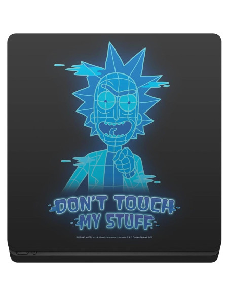 Vinilo Pegatina Rick y Morty Head Case PS4 Slim y Controlador