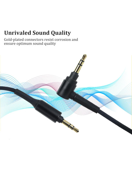 Cable de audio Adhiper 1.5m para auriculares Sony WH-1000XM Cable de audio Adhiper 1.5m para auriculares Sony WH-1000XM