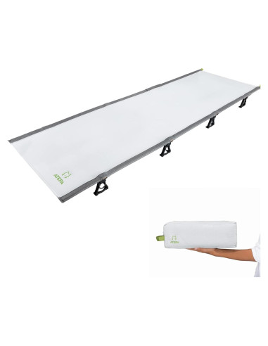 Cama Plegable Ultraligera ATEPA Beige 190.5x63.5cm 1.9kg