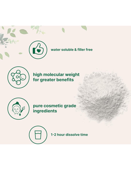 Polvo de Ácido Hialurónico Micro Ingredients 50g - Hidratante Vegano Polvo de Ácido Hialurónico Micro Ingredients 50g - Hidratante Vegano