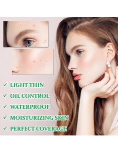 Base de Maquillaje CC Air Cushion CAHIUYOA 2PCS Natural 2