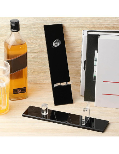 Soporte de Exhibición para Cuchillos Yookeer 2 Piezas Acrílico Negro