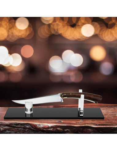 Soporte de Exhibición para Cuchillos Yookeer 2 Piezas Acrílico Negro