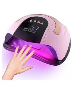 Lámpara Secadora de Uñas UV LED Akuirtoi 268W con Sensor Automático