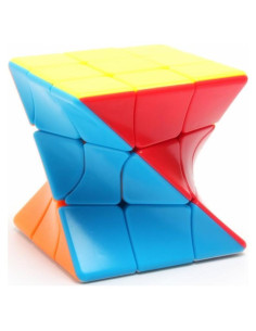 Cubo Twist 3x3 CuberSpeed sin pegatinas - Colores brillantes