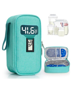 Bolsa Enfriadora de Leche Materna WIBOND Verde Claro 6-8 Bolsas