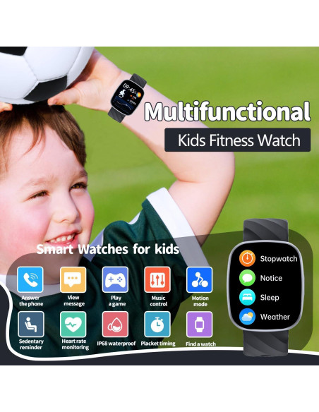 Reloj Inteligente para Niños AYATAHA S60K Negro IP67