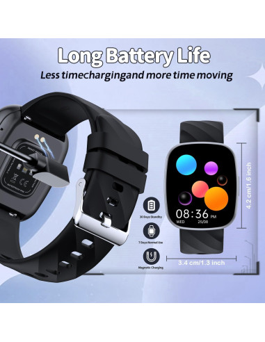 Reloj Inteligente para Niños AYATAHA S60K Negro IP67