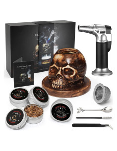 Kit de Ahumador de Cócteles iTayga con Soplete y 4 Sabores