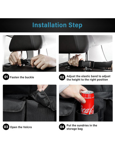 Organizador de Maletero de Coche Suyue Y 8 Bolsillos Plegable