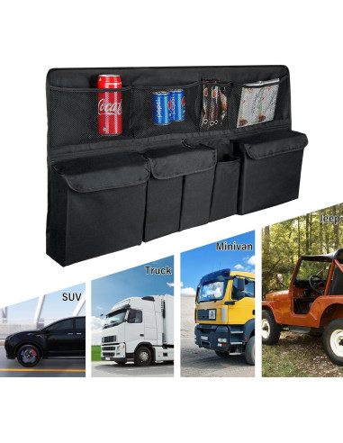 Organizador de Maletero de Coche Suyue Y 8 Bolsillos Plegable