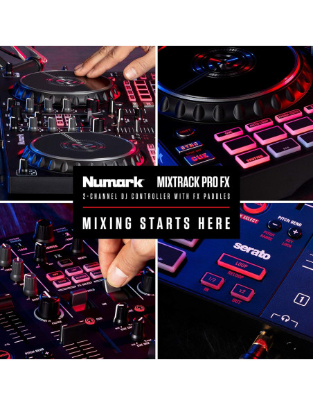 Controlador DJ Numark Mixtrack Pro FX + Auriculares HF125