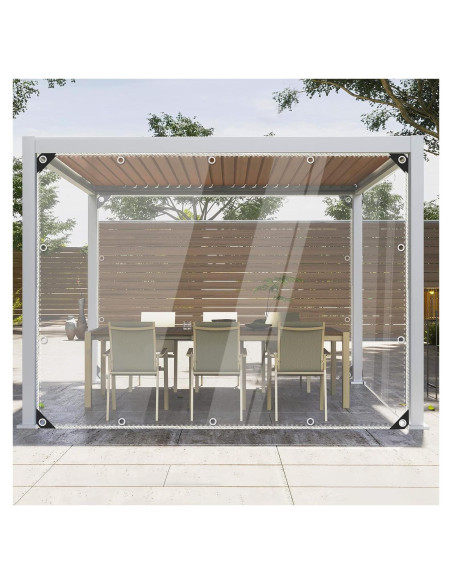 Lona Transparente Resistente al Agua JIAN YA NA 1x1.5m PVC