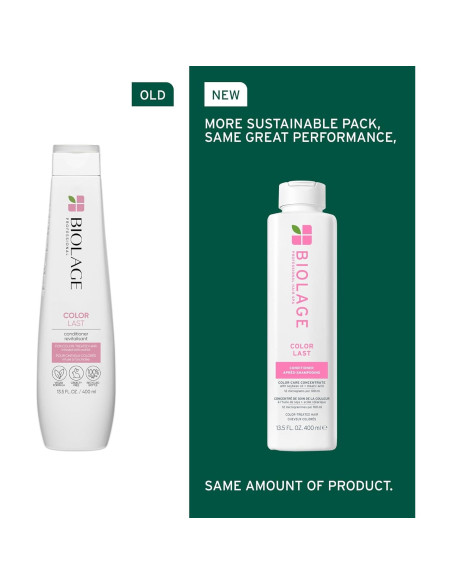 Conjunto Champú y Acondicionador Biolage Color Last 400ml x2 - Protege Cabello Tratado