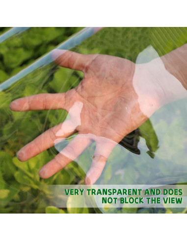 Lona Transparente Resistente al Agua JIAN YA NA 1x1.5m PVC