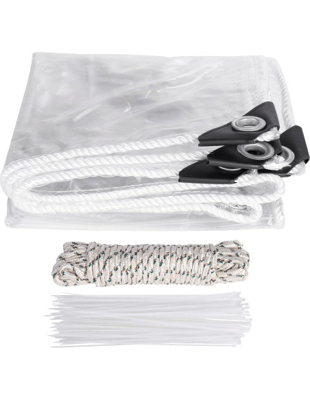 Lona Transparente Resistente al Agua JIAN YA NA 1x1.5m PVC