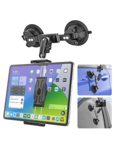 Soporte de Tablet Doble Ventosa Kolasels para Coche 5.5-15.6"