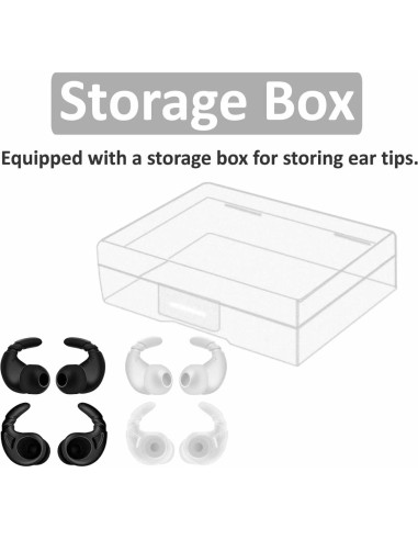 Ganchos Antideslizantes para Orejas IiEXCEL para Beats Studio Buds - 4 Pares