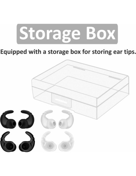 Ganchos Antideslizantes para Orejas IiEXCEL para Beats Studio Buds - 4 Pares